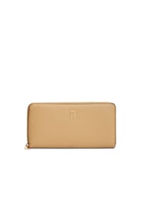TOMMY HILFIGER TH ICON - Langbörse, Kunstleder, für Damen - RBL CLASSIC KHAKI