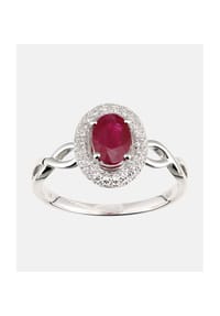 Diamant L'eternel - Ring, mit 0.2 ct Diamant, 375 Weißgold - white gold