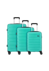 d & n® Travel Line - Travel Line 4100 4 Rollen Kofferset 3-teilig - black