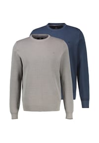 LERROS - Pullover 2er Pack Basic - Basalt grey