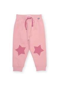 KITE - Kinder Star Patch Jogginghose Trübes Rosa Bio-Baumwolle - pink