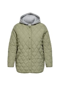 ONLY CARMAKOMA - Steppjacke Risso, Kapuze, für Damen - 198726 MERMAID