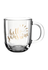 LEONARDO - Kaffeetasse "Emozione Hello Sunshine", 400 ml EMOZIONE - GOLD/TRANSPARENT