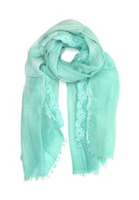 collezione alessandro® - Italienischer Schal Elsa Made in Italy - grün