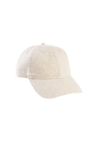 camel active - Cap aus Baumwoll-Leinen-Mix - Beige