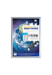 eurographics - Klapprahmen für Puzzles Snap Frame Silber, 68 x 48 cm - 