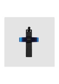 Adelia's Cross Collection - Anhänger – Kreuz Kreuzanhänger aus Edelstahl - schwarz