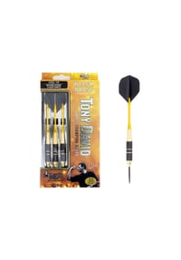 COFI - Formula Sports Tony David Black Brass Dartset 23g Steeldarts - Schwarz OneSize