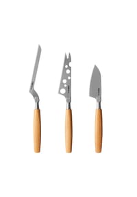 BOSKA - Käsemesser-Set Amigo 3-tlg., Braun - braun