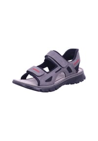 rieker - Sandalen - cenere/black/schwarz