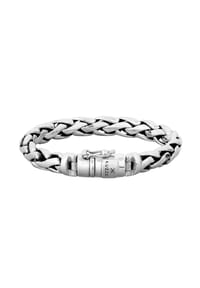 KUZZOÍ - Armband Herren Basic Panzerarmband Cool Robust 925 Silber - Silber