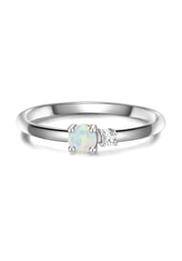 GLANZSTÜCKE MÜNCHEN - Damen Ring aus 925/- Sterling Silber in Silber mit Zirkonia - silber