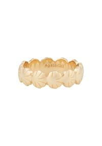 caї - Ring 925/- Sterling Silber ohne Stein - gelb