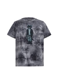 CAT by manii'ta lacitta - Graues T-Shirt Rockerkatze - grau