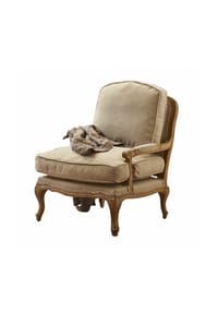 LOBERON - Kindersessel Orlianne creme/braun - creme/braun