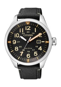 CITIZEN® - Sport Herrenuhr "Sport AW5000-24E" - silber/schwarz