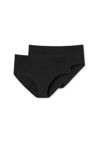 SCHIESSER - Midislip "95/5", 2er-Pack, unifarben, für Damen - schwarz