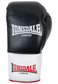 LONSDALE™ - Boxhandschuhe aus Leder CAMPTON - Black/White/Red