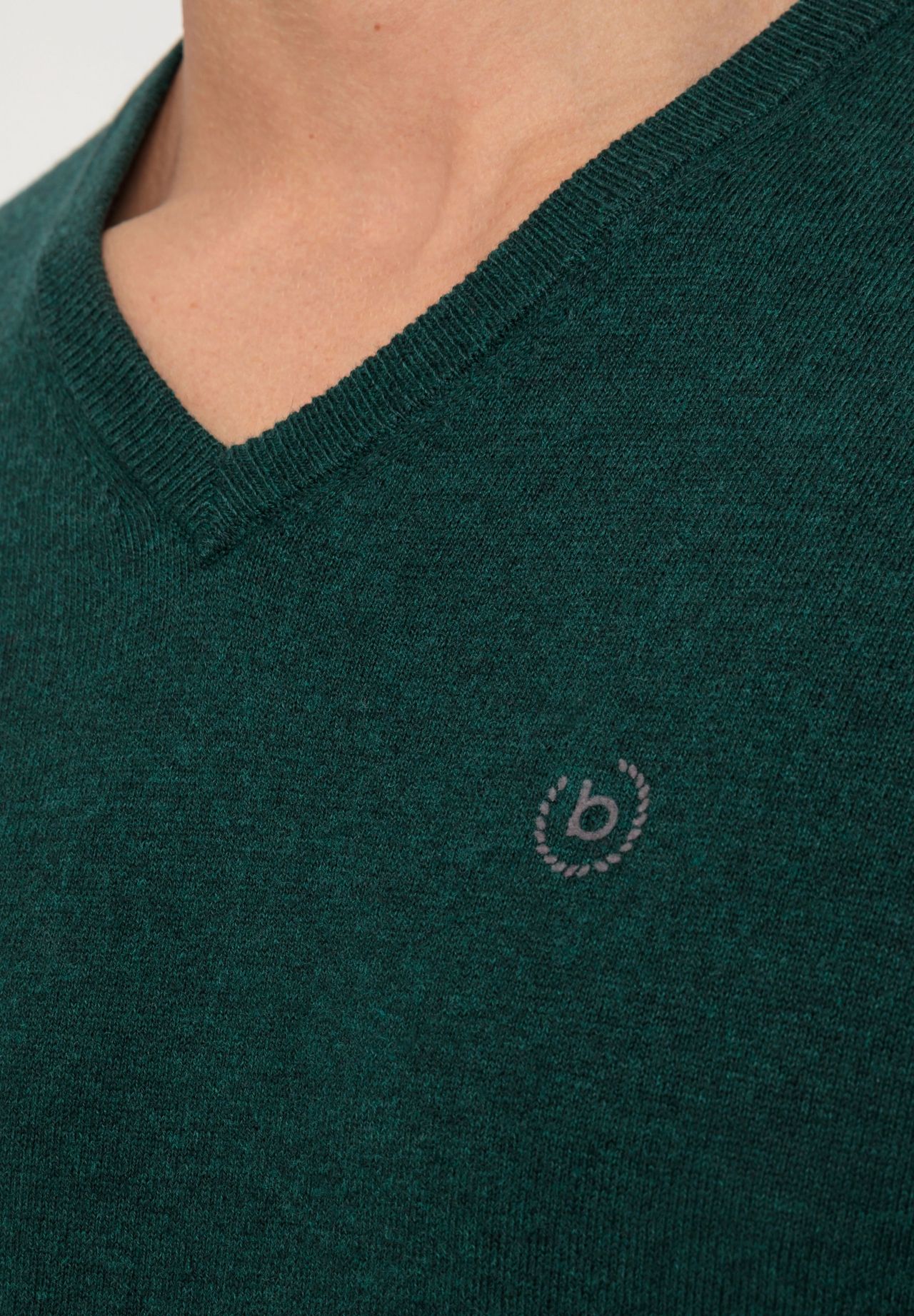 bugatti Pullover, Logo-Stickerei, Baumwoll-Anteil, für Herren | GALERIA