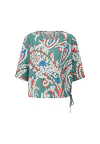 s.Oliver - Shirtbluse, 3/4-Arm, für Damen - 65A1  BLUE GREEN