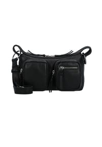 TASCHENDIEB® WIEN Salvatorianerplatz - Salvatorianerplatz Umhängetasche Leder 24 cm - black bean