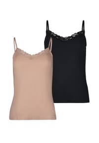 SKINY® - Spaghettitop Modal Lace - beige