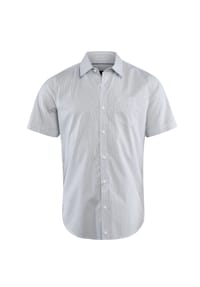 STOOKER® - HUDSON Herren Kurzarm-Hemd - blue minimal