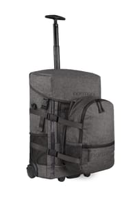 normani® - Reisetasche mit Rucksack, Trolley und Tragetaschenfunktion - Anthrazit