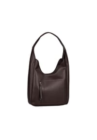 TOM TAILOR ANALISA - Beuteltasche, Kunstleder, für Damen - DARK BROWN