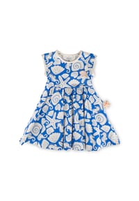 sigikid® - Kleid Sea You ,  für Kinder - Blau/Weiß