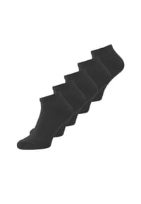 JACK & JONES - Herren Sneakersocken 5er Pack - JACDONGO SOCKS, One Size - Schwarz