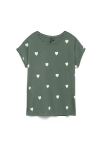 VERO MODA® - T-Shirt Ava Plain, Rundhals, für Damen - 224196113 LAUREL