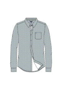 FYNCH-HATTON® - Hemd, Langarm, Button-Down-Kragen, Herren - 464  MAGNOLIA