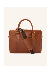 BUCKLE & SEAM - Business – Tasche EVERETT, wasserdicht - Cognac