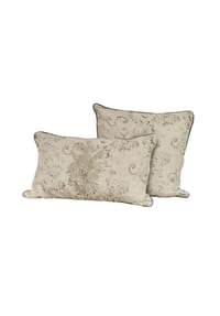 LOBERON - Kissenhülle 2er Set Tenerosa beige/grün - beige/grün