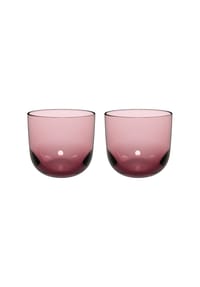 like. by Villeroy & Boch Wasserglas, Set 2tlg Like Grape - Like Glass - lila