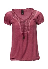 heine - V-Shirt - beere