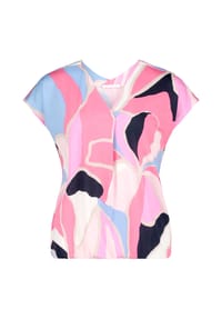 BETTY & CO - Casual-Shirt mit Gummizug - Rosé/Pink