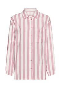 S.Oliver Red Label - Schlafanzug-Oberteil Fashion Dreams, Blusenkragen, für Damen - 14 BLUE STRIPES
