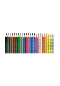 Faber-Castell - Buntstifte "Colour Grip", 24-teilig - MEHRFARBIG, mehrfarbig