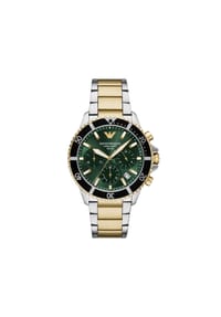 EMPORIO ARMANI WORLD EXPLORER - Herren Solar-Chronograph "AR11695" - GRÜN