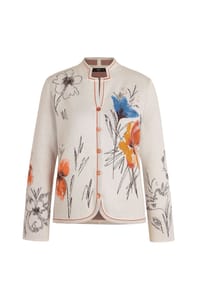 IVKO - Jacke mit Blumenmuster - white coffee