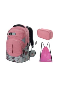 NITRO - Rucksack Set Superhero abnehmbarer Hüftgurt garantiert optimale Gewichtsverteilung - GRAPHITE