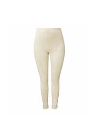 CAROLIN RICK - Velourhose mit Umschlag - Apricot