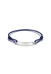 Thomas Sabo - Textilarmband blau - silberfarben, dunkelblau