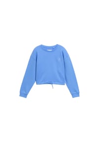 TOM TAILOR - Sweatshirt, Rippbündchen, für Kinder - 18712 SICI BLUE