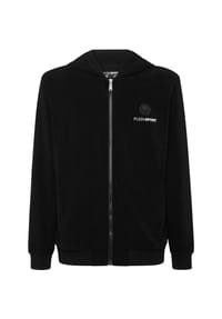 PLEIN SPORT - Kapuzen-Sweatjacket - black