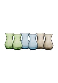 Ritzenhoff & Breker Vasen Rosalie 18 cm 6er Set - ROSALIE - blau
