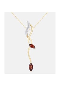 Diamant L'eternel - Kette mit Anhänger, mit Diamant, 375 Gelbgold - gold