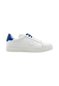 EMPORIO ARMANI - Sneakers Platform - White and Blue